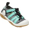 KEEN Detské sandále KNOTCH CREEK CHILDREN steel grey/waterfall - sivé