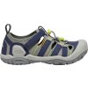 KEEN Detské sandále KNOTCH CREEK YOUTH steel grey/blue depths - sivé