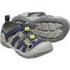 KEEN Detské sandále KNOTCH CREEK YOUTH steel grey/blue depths - sivé