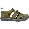 KEEN Detské sandále SEACAMP II CNX CHILDREN military olive/saffron - zelené