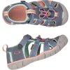 KEEN Detské sandále SEACAMP II CNX YOUTH flint stone/ocean wave - modré