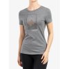 SMARTWOOL Dámske tričko W MERINO SPORT 150 ALP START SHORT SGTSF svetlosivé