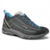 ASOLO Dámska treková obuv NUCLEON GV ML graphite/silver/cyan blue - sivá