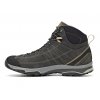 ASOLO Pánska treková obuv NUCLEON MID GV MM graphite/brown - sivá