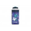 KAMBUKKA Detská fľaša LAGOON 400 ml vesmírne zvieratká - modrofialová