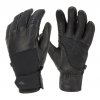 SEALSKINZ Nepremokavé rukavice WATERPROOF COLD WEATHER GLOVE WITH FUSION CONTROL black - čierne