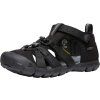 KEEN Detské sandále SEACAMP II CNX YOUTH black/grey - čierne