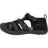 KEEN Detské sandále SEACAMP II CNX YOUTH black/grey - čierne
