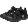 KEEN Detské sandále SEACAMP II CNX YOUTH black/grey - čierne