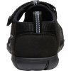 KEEN Detské sandále SEACAMP II CNX YOUTH black/grey - čierne