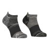 ORTOVOX Pánske ponožky ALPINE LOW SOCKS black raven - sivé/čierne