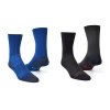 VAVRYS ponožky LIGHT TREK CMX 2020 2-pack black/blue - čierne/modré