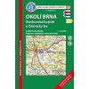 87 Okolo Brna, Slavkovsko, 5. vydanie, 2019 - laminovaná turistická mapa