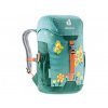 DEUTER Detský turistický batoh SCHMUSEBAR dustblue/alpinegreen - modrozelený