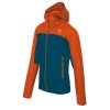KARPOS Pánska bunda VINSON JACKET moroccan blue/tangerine tango - oranžová