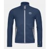 ORTOVOX Pánska mikina s kapucňou FLEECE JACKET deep ocean - modrá (Veľkosť XL)