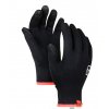 ORTOVOX Rukavice W's 185 ROCK'n'WOOL GLOVE LINER black raven - čierne