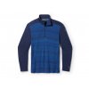 SMARTWOOL Pánske tričko CLASSIC THERMAL MERINO BL 1/4 Zip deep navy color shift - modrá