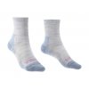 BRIDGEDALE Dámske trekingové ponožky HIKE LIGHTWEIGHT MERINO PERFORMANCE 3/4 CREW odtieň grey/smoky blue - blue/grey