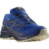 SALOMON Detská bežecká obuv OUTWAY CSWP JUNIOR lapis blue/carbon/bleached sand - modrá