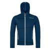 ORTOVOX Pánska mikina FLEECE LIGHT HOODY deep ocean - modrá