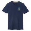 SMARTWOOL Pánske tričko MERINO SPORT 150 ICE AXE DESCENT GRAPHIC TEE deep navy