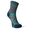 SMARTWOOL Dámske ponožky W HIKE LIGHT CUSHION MID CREW SOCKS stredne šedé