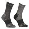 ORTOVOX Pánske ponožky ALPINE MID SOCKS black raven - čierne