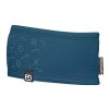 ORTOVOX Čelenka FLEECE LIGHT GRID HEADBAND petrol blue - modrá