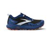 BROOKS Pánska bežecká obuv CASCADIA 17 GTX black/blue/firecracker - modrá