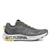SCARPA Pánska bežecká obuv SPIN PLANET anthracite/saffron - sivá