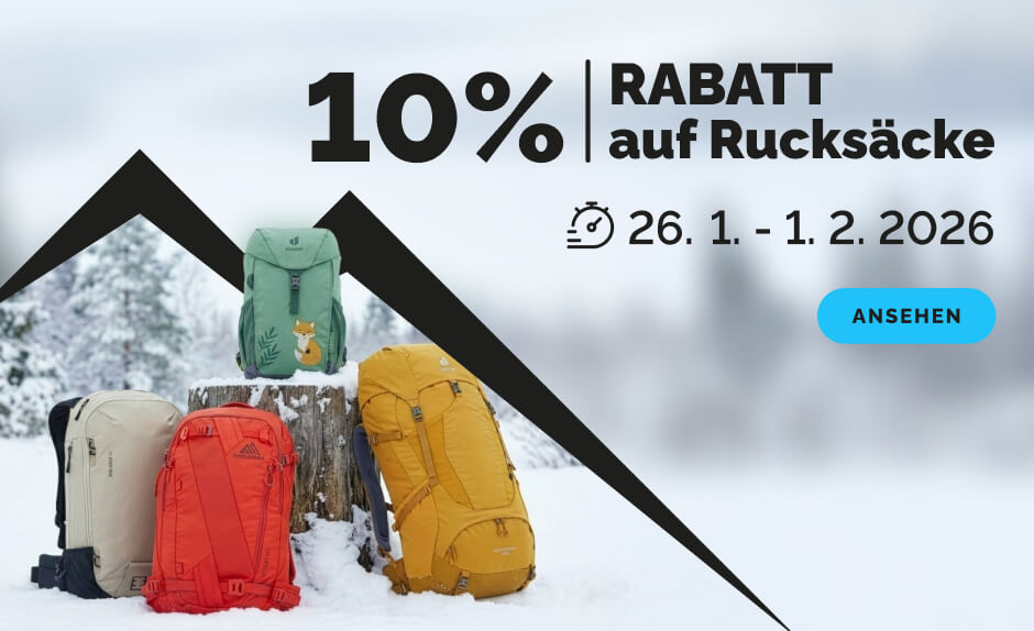 10% RUCKSÄCKE RABATT