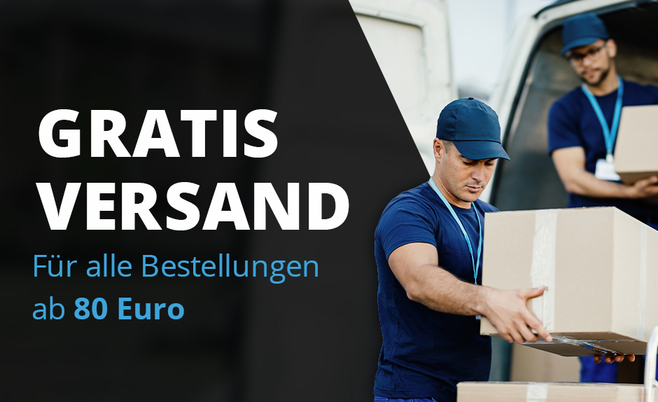 Gratis Versand ab 80 Eur