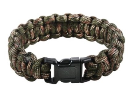 MUNKEES Armband PARACORD - braun (Größe 7)