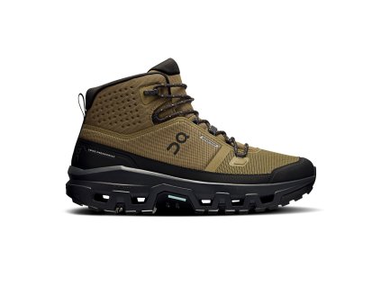 ON Herren-Trekking-Stiefel CLOUDROCK MID WATERPROOF hunter/schwarz - grün (Größe EU - komplett 42)