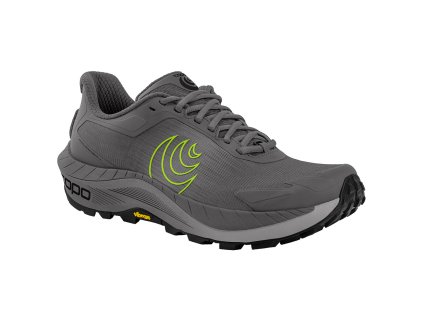 TOPO ATHLETIC Herren MTN RACER 4 grau/lime Laufschuhe - grau (Größe EU - komplett 43)