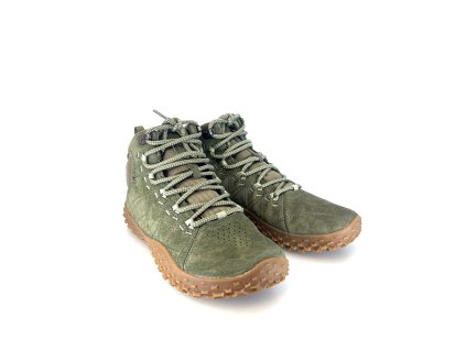 BAZAR - MERRELL Damen Barfußschuhe WRAPT MID WP lichen - grün (Größe EU - komplett 40,5)