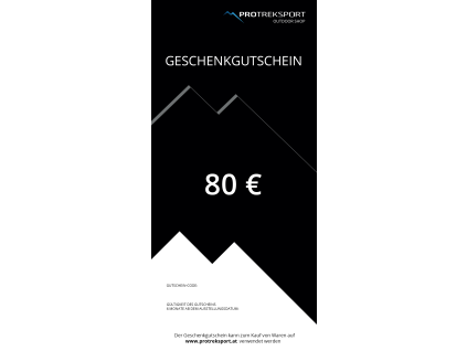 Geschenkgutschein im Wert von € 80
