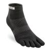 INJINJI Finger-Socken RUN LIGHTWEIGHT MINI-CREW ULTRA-THIN schwarz - schwarz (Größe L)