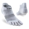 INJINJI RUN LIGHTWEIGHT NO SHOW ULTRA-THIN SOCKS grau (Größe S(37-40))