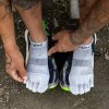 INJINJI RUN LIGHTWEIGHT NO SHOW ULTRA-THIN SOCKS grau (Größe S(37-40))