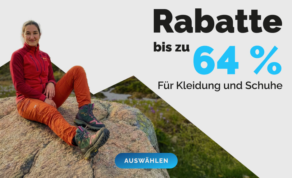 RABATT BIS 64%