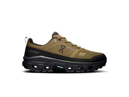 ON Herren-Trekkingschuhe CLOUDROCK LOW WATERPROOF hunter/black - grün