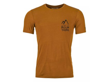 ORTOVOX Herren-T-Shirt 120 COOL TEC MTN DUO TS sly fox - braun