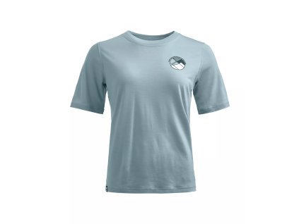 ORTOVOX Damen-T-Shirt 140 COOL ROUND LANDSCAPE TS gletschergrau - grau