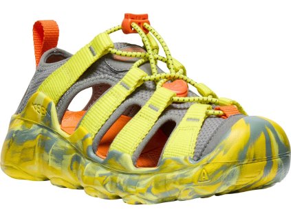 KEEN Kindersandalen HYPERPORT H2 Nachtkerze/Stahlgrau - gelb/grau