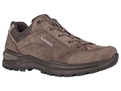 LOWA Herren-Trekkingschuhe RENEGADE EVO GTX LO WIDE espresso/schwarz - braun