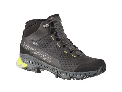 LA SPORTIVA Herren-Trekkingstiefel STREAM GTX carbon/apfelgrün - grau