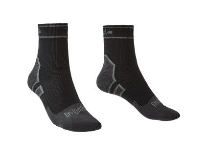 BRIDGEDALE Wasserdichte-Trekkingsocken STORMSOCK LIGHTWEIGHT ANKLE schwarz - schwarz