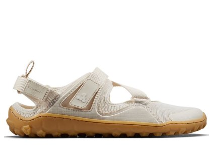 VIVOBAREFOOT Damen Barfußsandalen TRACKER SANDAL arctic wolf - weiß